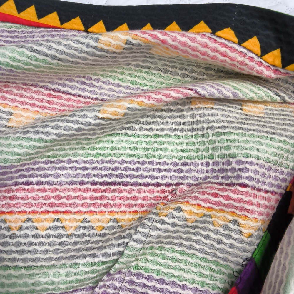 Vtg 1972 LANVIN Jules-François Crahay Striped Maxi Dress - As Seen in SATC Movie - Picture 10 of 11